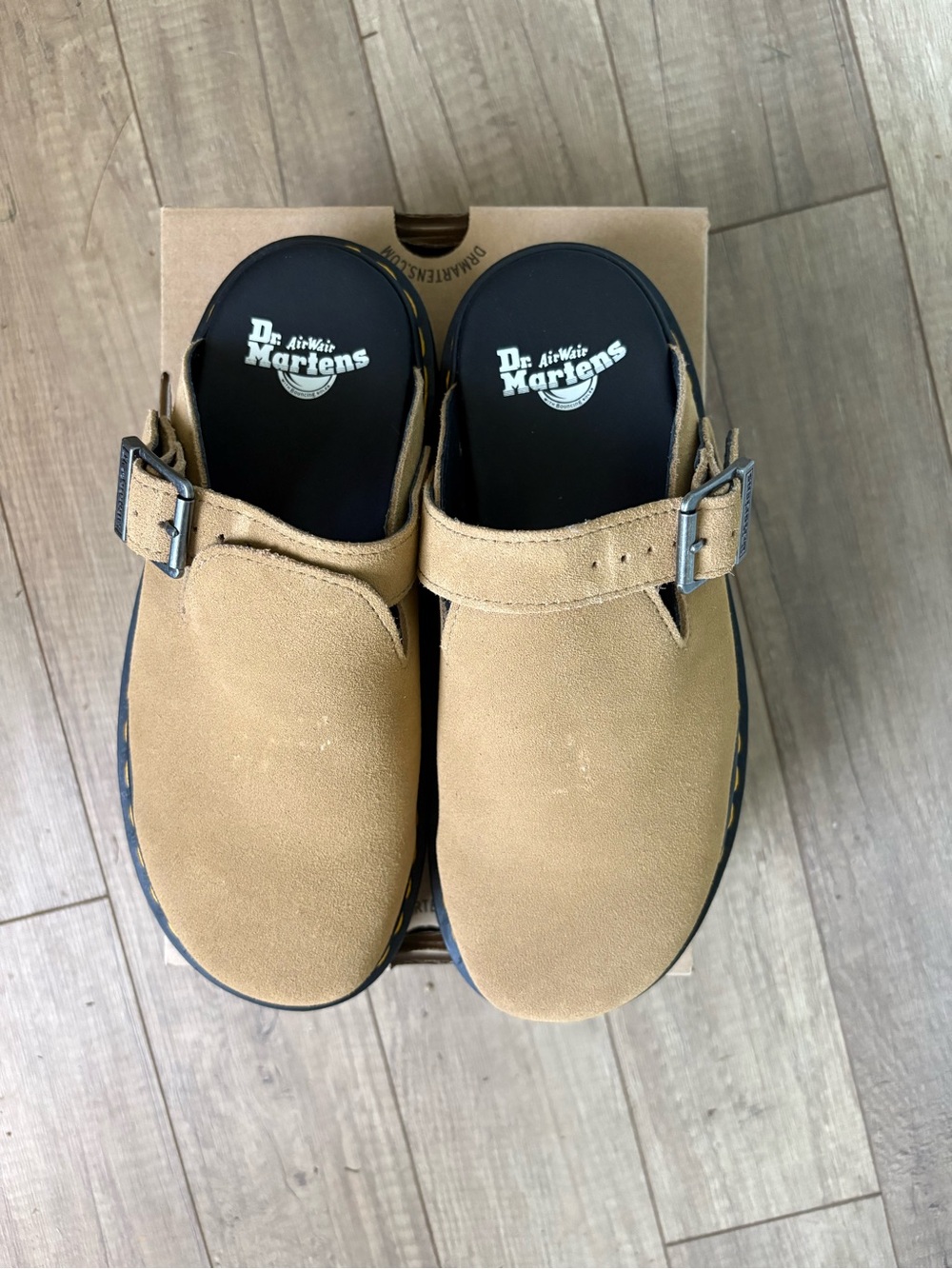 Dr. Martens zebzag suede mules - Picture 2 of 4